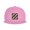 Pink, variant on Flat Bill Snapback Hats for Men Women Camouflage Print Pattern Hip Hop Style Plain Baseball Cap Black