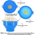 thumbnail image 4 of Microwaveable Silicone Popcorn Popper,BPA Free Microwave，Collapsible ,Use In Microwave,Dishwasher Safe, 4 of 6