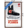 thumbnail image 3 of NHL Calgary Flames - Drip Skate 21 Wall Poster, 22.375" x 34", Framed, 3 of 3