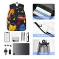 thumbnail image 6 of Fotbe Dinosaurs in Space Lightweight Casual Laptop Backpack for Men and Women, Daily use Waterproof backpack, Backpack for College, 6 of 8