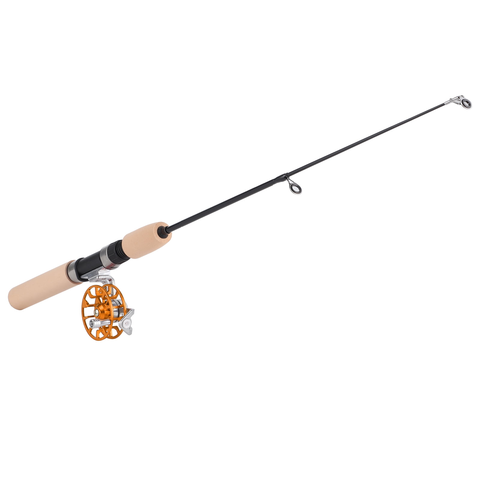 26in Portable Fishing Rods, Telescopic Fishing Rod with Reel Set Portable Outdoor Winter Ice Fishing Tackle Accessories