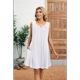 thumbnail image 5 of Vestido de Verano para Mujer, Color Liso, Cuello Redondo, Plisado, Sin Mangas, con Bolsillos, , Talla L, 5 of 9