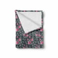 thumbnail image 2 of Floral Soft Flannel Fleece Throw Blanket, Ornamental Arrangement of Vivid Color Summer Flower Bouquet and Wild Herbs Pile, Cozy Plush for Indoor and Outdoor Use, 50" x 70", Multicolor, by Ambesonne, 2 of 6