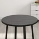 thumbnail image 4 of Mesa redonda de madera de 90cm con patas de mesa metálicas, 4 of 6