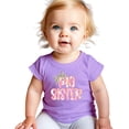 thumbnail image 2 of Big Sister Bow Shirt for Infant Toddler and Youth Girls Trendy New Sister Graphic Tee Purple Shirt 2T, 2 of 5