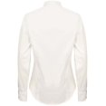 thumbnail image 2 of Henbury- Camisa de trabajo entallada Oxford de manga larga para mujer (Blanco), 2 of 3