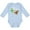 AE-Light Blue, variant on Inktastic Gigi's Little Monkey Grandchild Boys or Girls Long Sleeve Baby Bodysuit