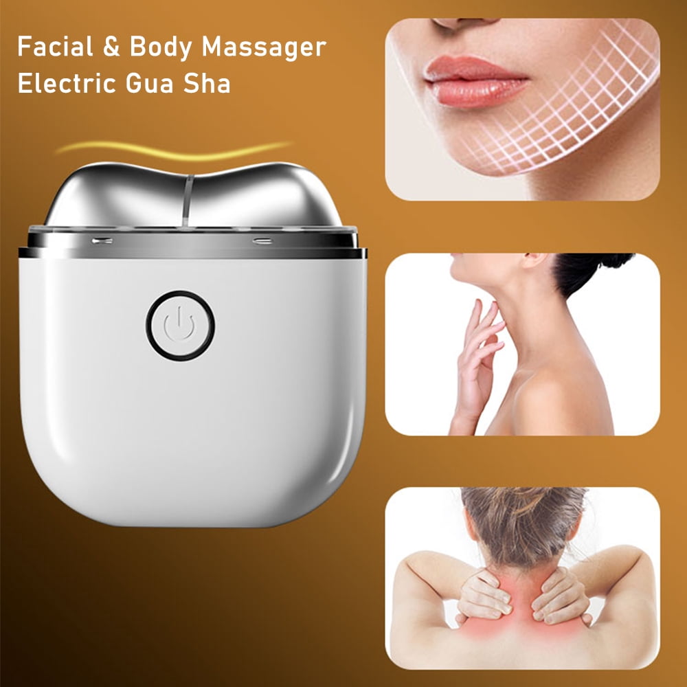 Electric Gua Sha Facial Body Massager Skin Care Device for face Lift Heated Vibrating Massager for Eyes Neck