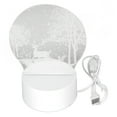 thumbnail image 1 of Dekaim-Base De Lámpara De Luz Nocturna LED 3D con Base De Luces Decorativas LED Alimentadas por USB De Acrílico para Decoración De Dormitorio Y Sala De Estar(Ciervo de Nieve), 1 of 5
