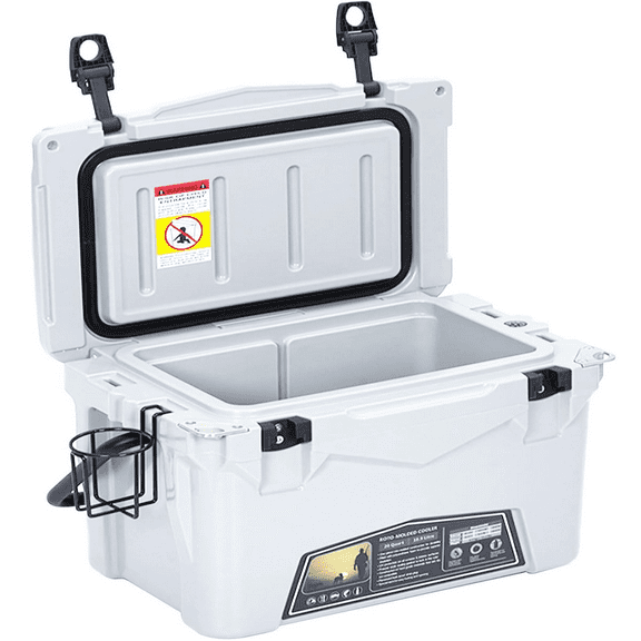 Portable Hard Cooler Heavy-Duty Insulated Ice Chest Box with Handle for Keeps Ice Up to 5 Days,Ideal for Travel,Camping, Beach,and Outdoor Adventures