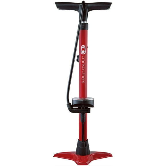 Crank Brothers Gem Floor Pump: Red