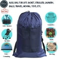 thumbnail image 5 of Tent Bag. For Inflatable Mattress, Flip, Bleacher, Booster Seat, Dog Bed, Moving 24”x14” NAVY BLUE, 5 of 9