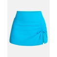 thumbnail image 5 of Time and Tru Women's and Women's Plus Ribbed Swim Skirt, Sizes XS-3X, 5 of 5