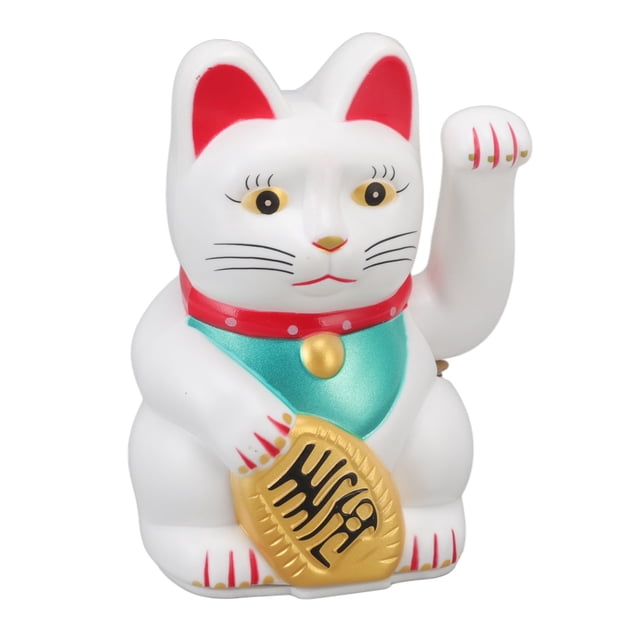 Gato de bienvenida, gato de la fortuna con pilas, gato de la riqueza, gato de la fortuna con pilas, funcionalidad versátil