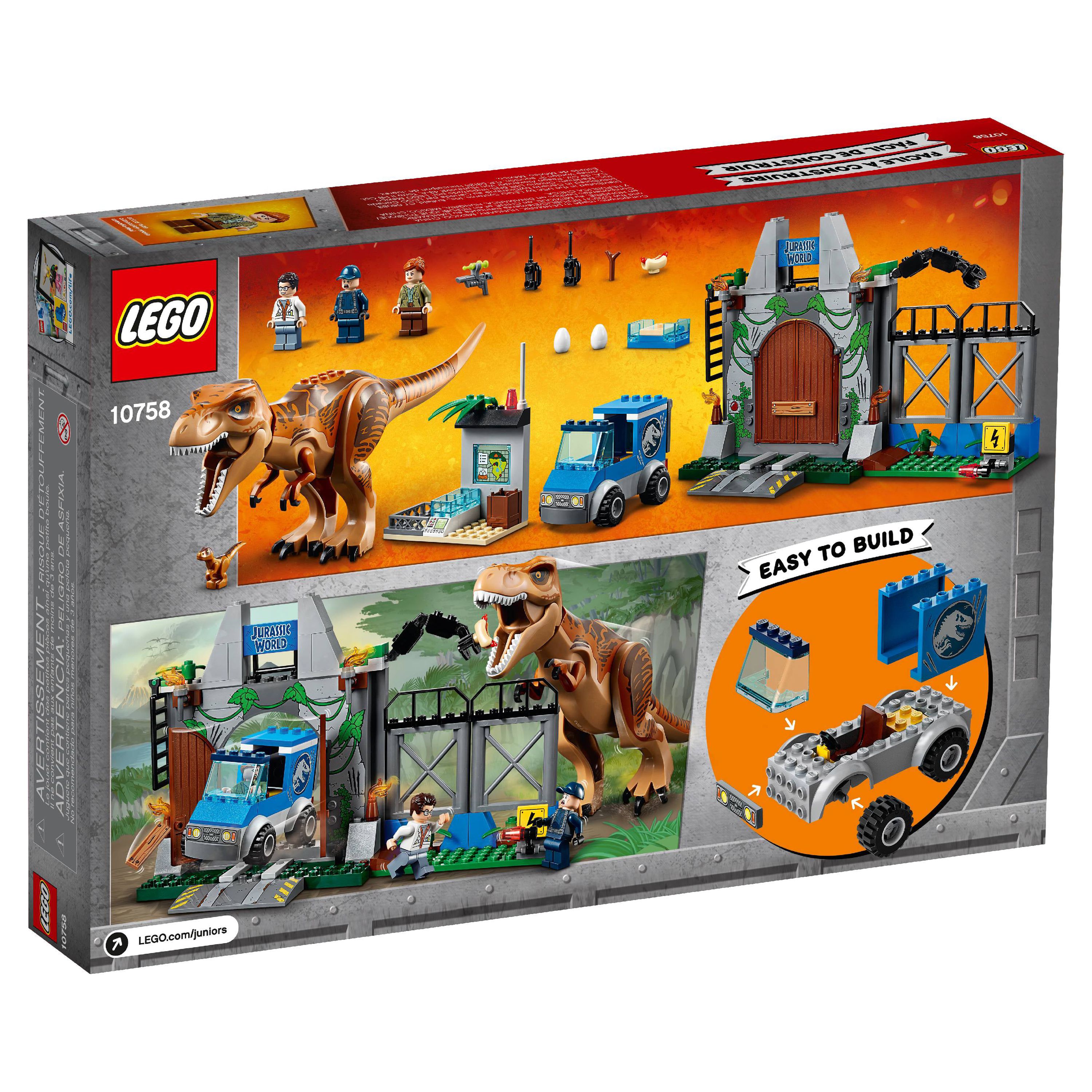 LEGO Juniors Jurassic World T. Rex Breakout 10758 (150 Pieces) - image 4 of 6