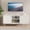 White, variant on CBJCBJ Modern Fluted 55" TV Stand for 65" TV with Storage, Entertainment Center for Living Room, Blue