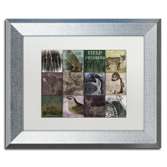Trademark Fine Art 'Hunting Season VI' Silver Framed Art by Color Bakery