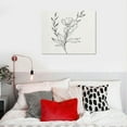 thumbnail image 5 of Orinice Flower Line Wall Art Botanical Floral Canvas Wall Art Minimalist Wall Decor Abstract Flower Pictures Plant Prints Floral Artwork Botanical Painting for Room Bedroom  20x16in, 5 of 6