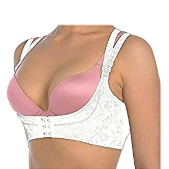 Elegante Shaper Postura perfecta Mejor Moldeador de Sujetador para Mujeres- Blanco- Grande (Busto Talla 40-42) As Seen On TV CSWLPGR10409