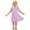 Pink, variant on Pounoo New Kids Dresses Girls Leisure Print Short Sleeve Casual Dresses Round Neck Knee Length Dress Stretchable Girls Dresses 7-8