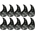 thumbnail image 2 of Ensemble de Plaque de Garde, Protection de Taille Compacte Facile à Installer Pickguard Guitare 10PCS Résistant à l'Usure avec Beau Motif pour Instruments à Cordes Argent, 2 of 7