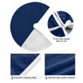 thumbnail image 2 of Ryvnso Christmas Tree Skirt Dark Blue Paint Xmas Tree Skirts Ornament Home Decorations 35.4", 2 of 6