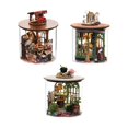 thumbnail image 1 of Casa de muñecas en miniatura de 2 piezas con forma de botella de ensueño para niñas y niños. Estilo A, 1 of 9