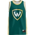 thumbnail image 2 of Men's GameDay Greats  Green Wayne State Wildcats  Lightweight Basketball Jersey, 2 of 4