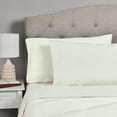 thumbnail image 3 of Mainstays 4-Piece 300 Thread Count Green Geo Cotton Blend Bed Sheet Set, Queen, 3 of 8