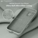 thumbnail image 5 of Funda de Silicona Premium, Forro de Microfibra Suave, para iPhone 16 Pro de 6.3 Pulgadas, Verde calke, 5 of 7
