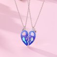 thumbnail image 5 of Collar con dijes para niñas 2/3, collar a juego con el mejor amigo, collar de la amistad con corazón, gato y koala para niñas, 5 of 5