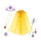 thumbnail image 4 of Juego de juguetes para vestir a princesas perfecl 7 capas de tul con lentejuelas Amarillo, 4 of 8