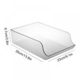 thumbnail image 2 of Stackable Plastic Food Storage Bins - Refrigerator Organizer With Handles For Pantry  Fridge  Freezer  Kitchen  Countertops  Cabinets - Clear Can Organizer, 2 of 6