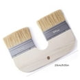 thumbnail image 5 of Misright Wide Limewash Brush Double Head Design Natural Bristles Paint Brush for Brick, 5 of 8