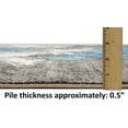 thumbnail image 3 of HR HANDCRAFT RUGS HR Marble Rugs Multi Color Abstract Livingroom & Dining Room Chick Area Rug Non-Shedding Turquoise - 8' x 10', 3 of 6