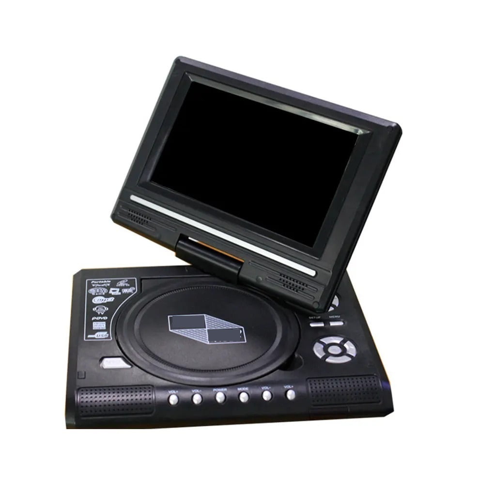 Travel Portable DVD Player 270 Degree Rotation Screen HD Video Player with Remote Control ,High Definition Picture Quality