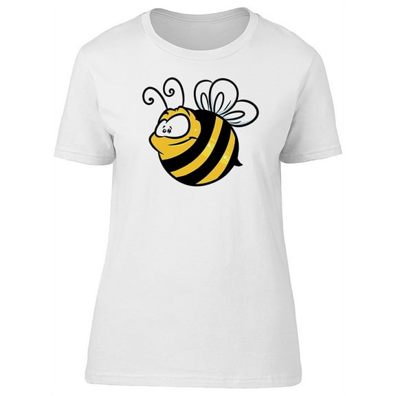 Cute Chubby Cartoon Bee Tee Women's -Image by Shutterstock