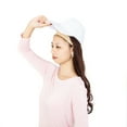 thumbnail image 6 of SAYFUT Baseball Cap with Hair Synthetic Extension,Hats with Hair Attached Black/White Hat with Long Wavy Hair for Women Daily Party Use, 6 of 7