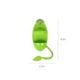 thumbnail image 3 of Comedero de plástico verde con soporte de pie - Comedero colgante para jaula de frutas y verduras para aves de compañía, jardín y uso exterior, 3 of 9