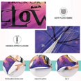thumbnail image 5 of GZHJMY Halloween Pumpkin Pillowcase Plush Pillowcase for Hair and Skin, Soft Standard Size Pillow Cases Zippered Queen Pillow Case Set of 1-21x54in Home Decor, 5 of 7