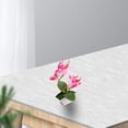 thumbnail image 5 of Flor de seda artificial de doble punta phalaenopsis maceta falsa decoración de paisaje planta artificial planta verde en maceta, 5 of 5