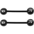 thumbnail image 1 of MasteelfCA 2PCS Inflatable Barbell Toy PVC Thickening Barbell Toy Simulated Inflatable Barbell Toy Party Atmosphere Props Funny Parent-child Sports Toy for Kids Adults Playing, 1 of 8