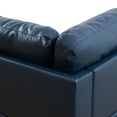 thumbnail image 5 of MAYEERTY 103.5" Semi PU Synthetic Leather Modern 3-Piece Sectional Couch with High-Density Foam Living Room Sofa Set，Peacock Blue, 5 of 5