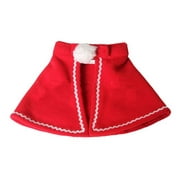 GAZI Mini skirt cloak red christmas dog cat small cloak