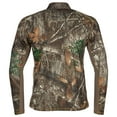 thumbnail image 5 of Blocker Outdoors Angatec Long Sleeve 1/4 Zip Performance Shirt Men's Hunting Clothes (Realtree Edge, Medium), 5 of 9