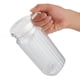thumbnail image 3 of Bebedero acrílico para Bebidas, Jarra con Tapa y asa, Jugo de Rayas acanaladas Botella Cristalería Drinkware Dispensador de Agua Helada para Bar en casa (800 ml) Cocina Fugacal NO, 3 of 7