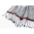thumbnail image 4 of XINQIHANG Foulard Mode en Lin Naturel Grande Bohème Froissée avec Emballage Cadeau, 4 of 7
