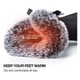 thumbnail image 6 of Pennysue Women Fashion Winter Boots Black Mid-Calf Faux-Fur Lining Snow Boots 8M, 6 of 7