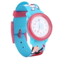 thumbnail image 2 of Reloj de dibujos animados resistente al agua para niños, reloj de pulsera con patrón de copo de nieve, herramienta de reconocimiento de tiempo, patrón de copo de nieve, 2 of 5