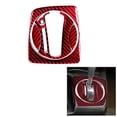 thumbnail image 5 of Red Carbon Fiber Automatic Gear Shift Cover Trim for 2006-2011 8Th, 5 of 5